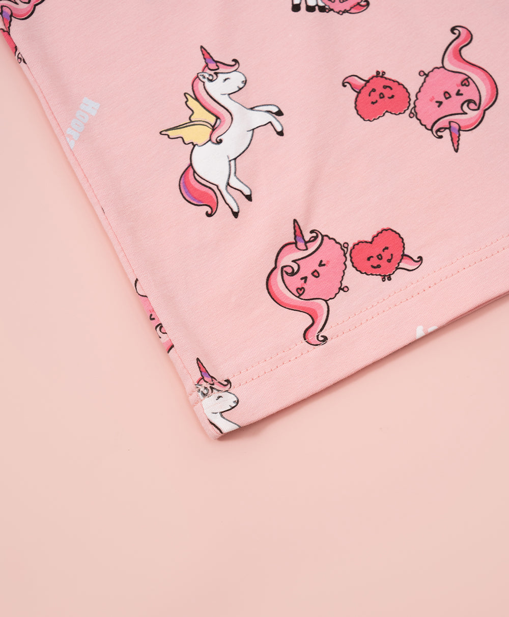 Junior Horsey Hooray! Short Sleeves Top & Pants Set