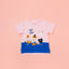Junior Meow-lloweeen Party Short Sleeves Top and Short Sleep Set