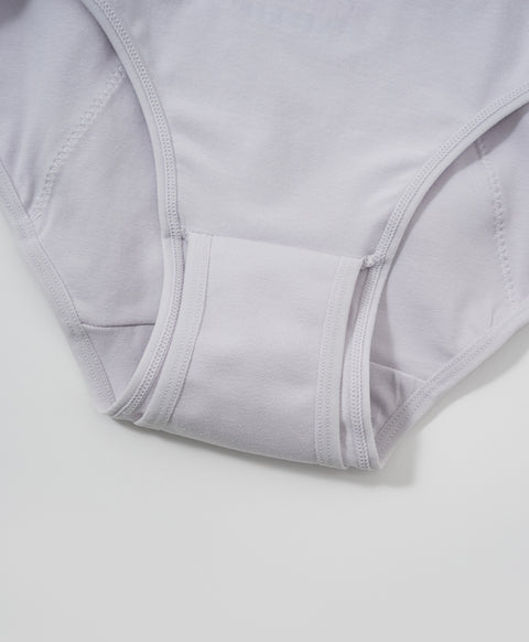 Berry Stressed Cotton Mid Waist Midi 2pcs Sanitary Panties Pack