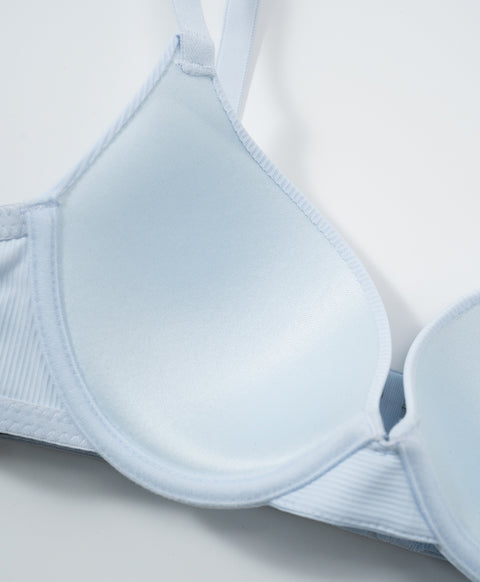 Simply Rib Comfort 3/4Cup Underwired Demi Bra (B Cup)
