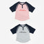 The Playmakers Crop Raglan Baby Tee