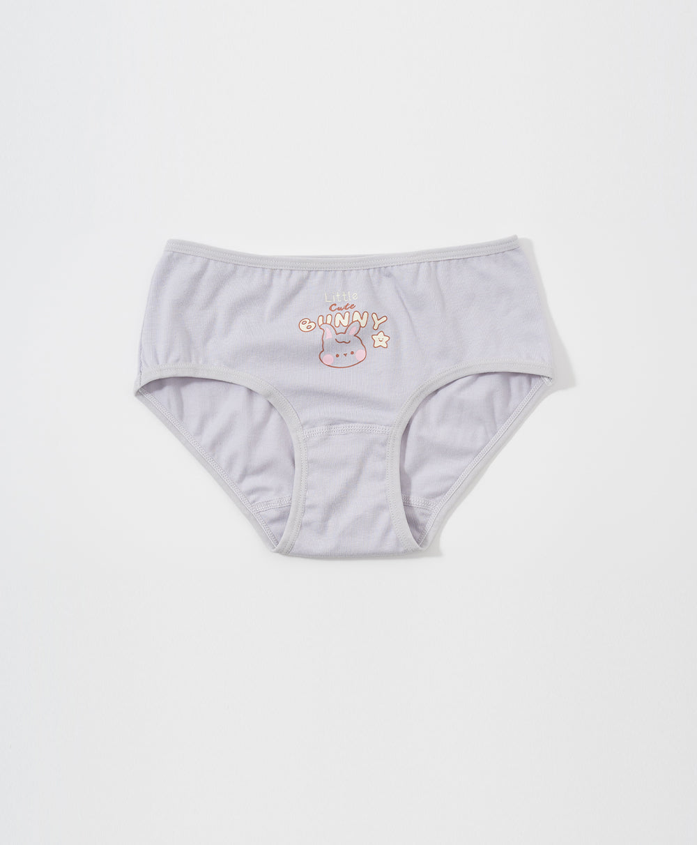 Junior Little Bunny Cotton Low Waist Mini Panties