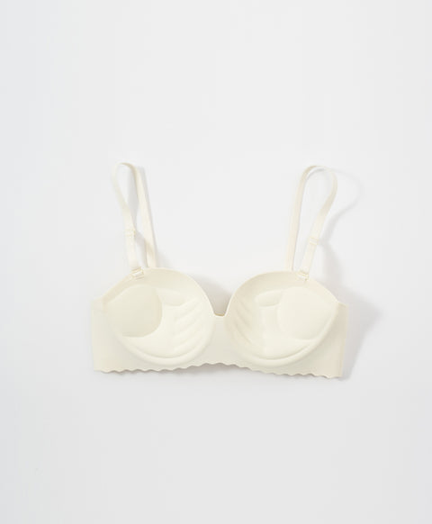 Barely Barely Mesh 1/2 cup Wireless Push-Up Bra