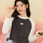 Peekaboo Long Sleeves Raglan Baby Tee