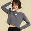 Peekaboo Long Sleeves Raglan Baby Tee