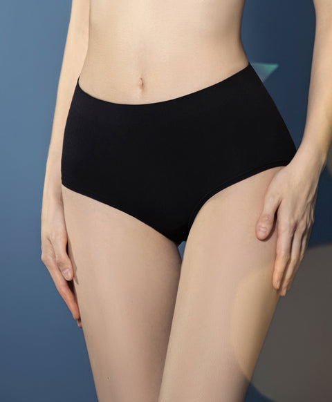 Real Comfy Seamless Knit Mid Waist Hipster Panties