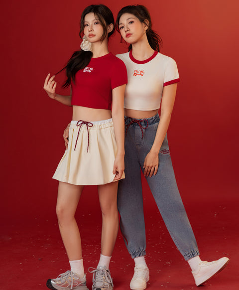 Call Me Lucky Baby Tee