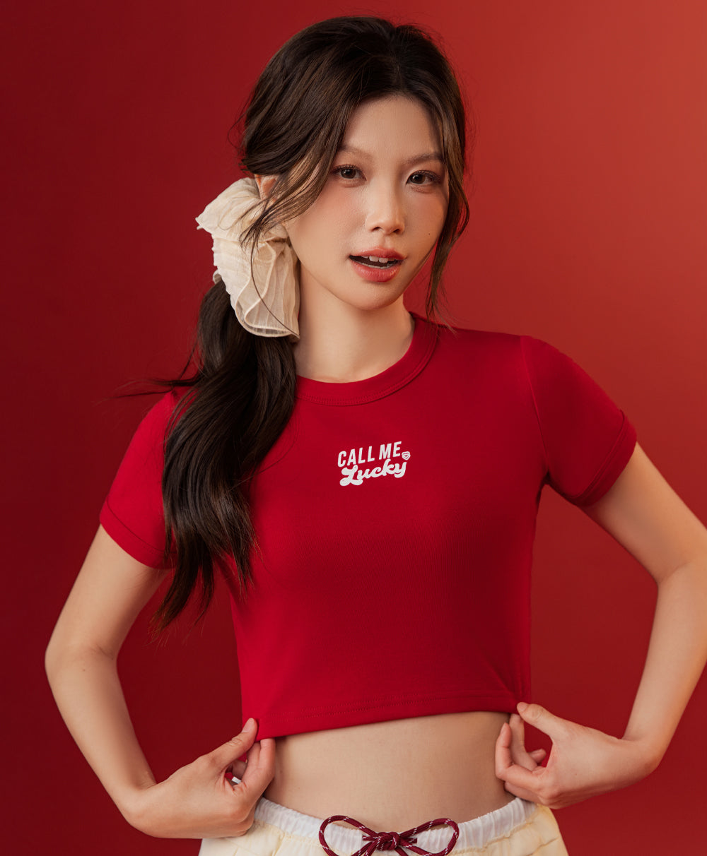 Call Me Lucky Baby Tee