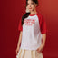 Call Me Lucky Raglan Sleeves Relaxed Fit Tee