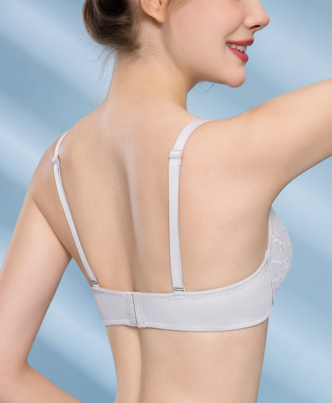 Spring Lace 3/4 Cup Underwired Demi Bra