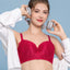 Spring Lace 3/4 Cup Full Coverage Wireless Bra