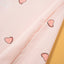 Cookies d'amore Satin Short Sleeve Top & Short PJ Set-Peach