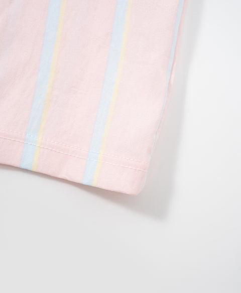 BedMood Mello Not Ignoring You, Just Resting Polyester PJ Short Sleeves Top & Shorts Set - Peach