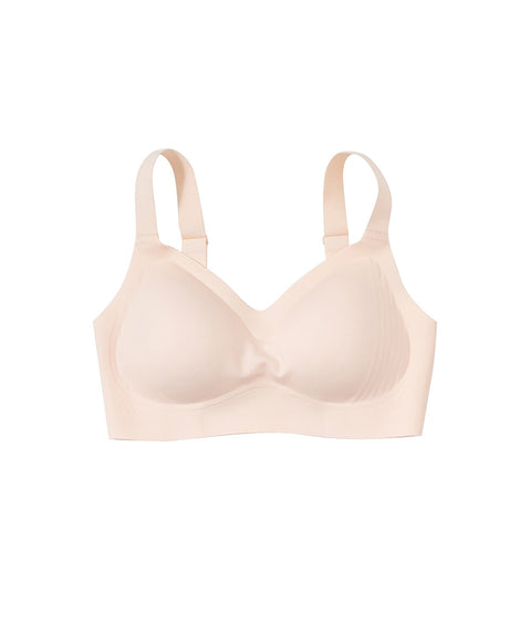 Marshmallow Kiss V-Neck Bra With Adjustable Straps