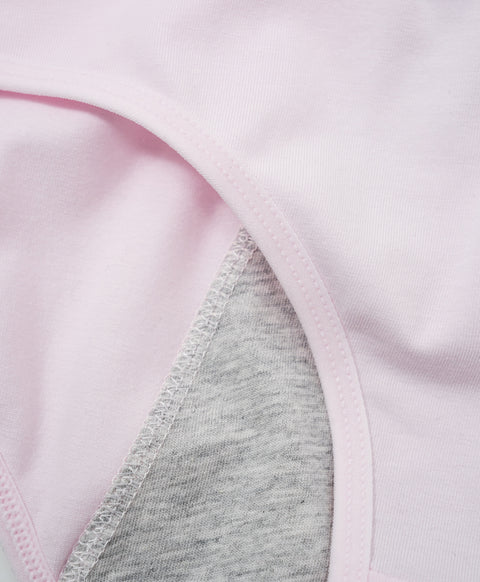 Gentle Hush Mid Waist Midi 2pcs Pack Cotton Spandex Sanitary Panties