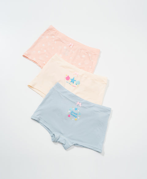 Junior Sea The Day 3pcs Boxshort Panty Pack