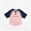 The Playmakers Crop Raglan Baby Tee