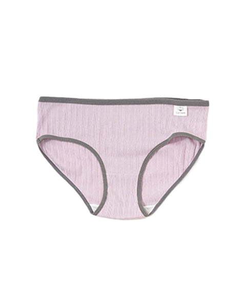 Autumn Touch Low Waist Midi Ribbed Cotton Panties