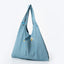 Stay Bloom Denim Smiley Tote Bag