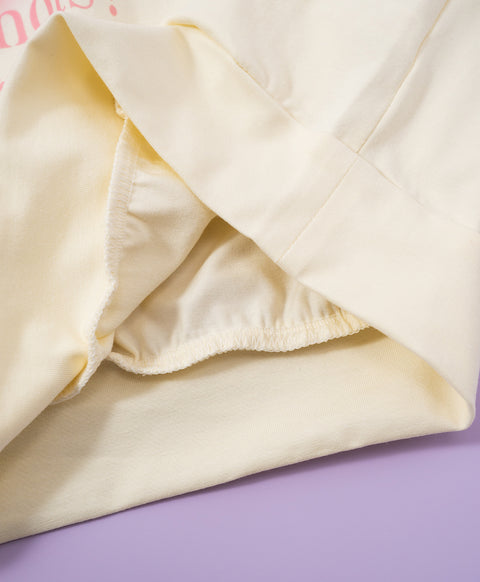 Delulu Power Hearts Short Sleeve Top & Short PJ Set