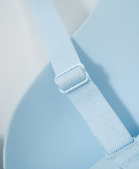 Laminated Clean Cut 3/4 Cup Wireless Demi Bra