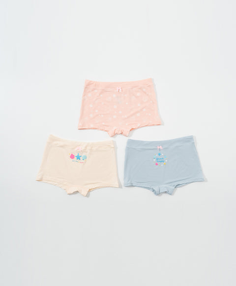 Junior Sea The Day 3pcs Boxshort Panty Pack