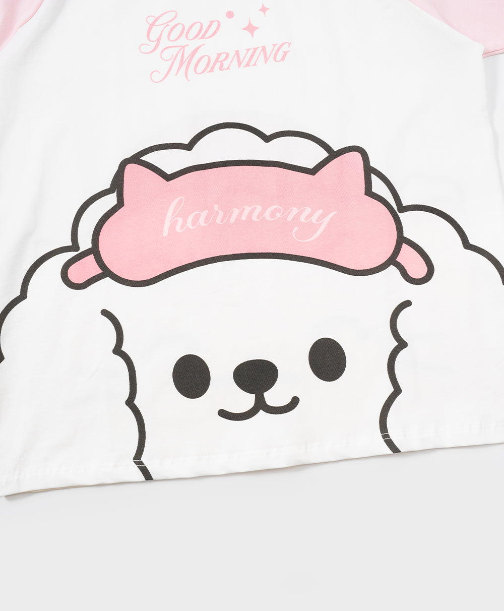 Junior Morning Harmony Short Sleeves Top & Shorts Sleep Set