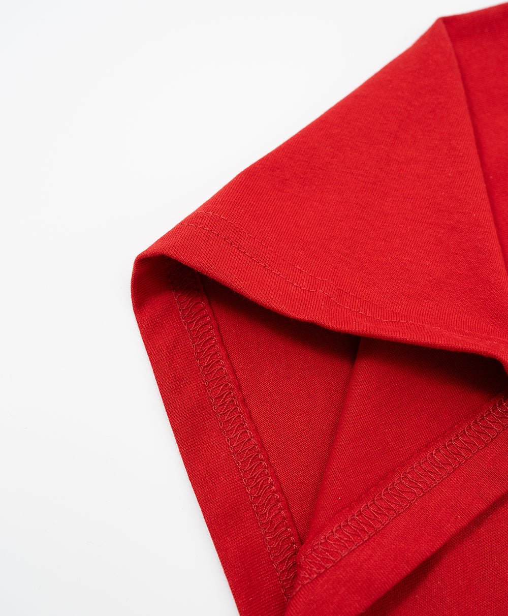 Call Me Lucky Raglan Sleeves Relaxed Fit Tee