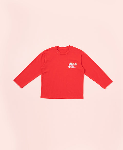 Junior Jolly Smiley Long Sleeves Top & Pants Set