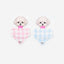 BedMood Cremo & Mello Plaid Pet Bandana Bib