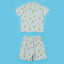 Junior Jolly Smiley Short Sleeves PJ Top & Shorts Set