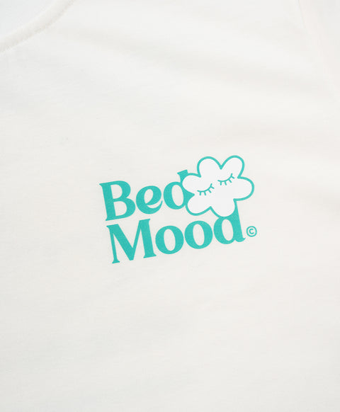 BedMood Cremo & Mello No Rush. No Rules Cotton Blend Short Sleeves Top & Long Pants Set - Green