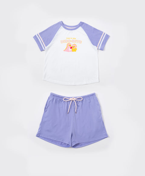 Dino-Mite Top & Shorts Sleep Set