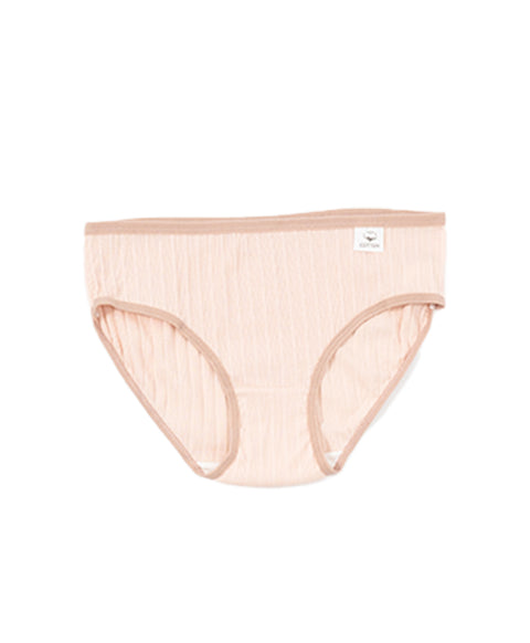 Autumn Touch Low Waist Midi Ribbed Cotton Panties