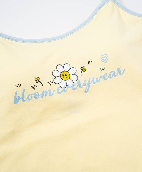 Stay Bloom Padded Contrast Camisole Top
