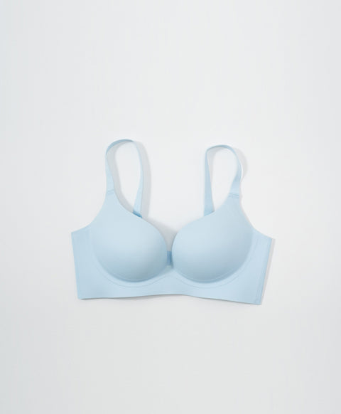 Laminated Clean Cut 3/4 Cup Wireless Demi Bra