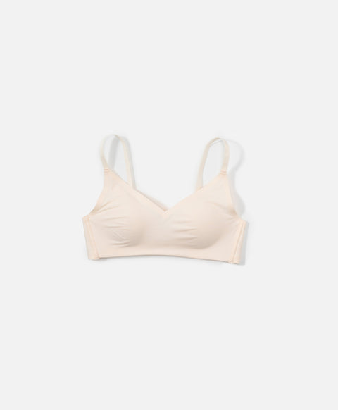 Bare Essentials Wireless V-Neck 3/4 Cup Demi Bra
