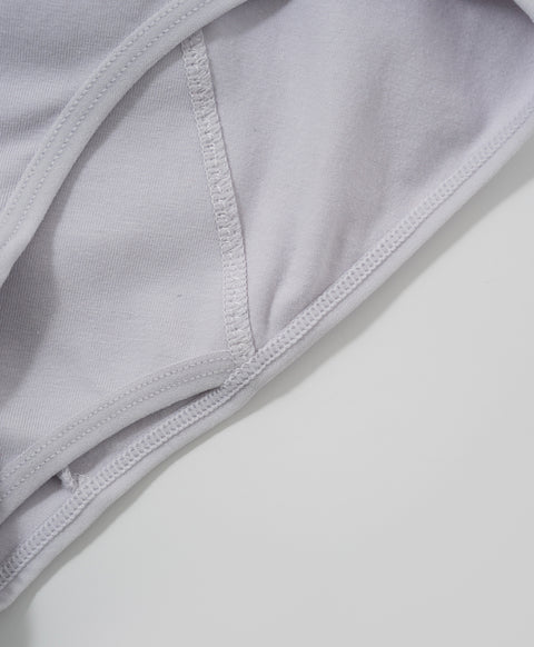 Berry Stressed Cotton Mid Waist Midi 2pcs Sanitary Panties Pack