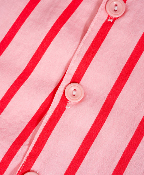 BedMood Cremo & Mello I'm in Bed Mood Polyester PJ Short Sleeves Top & Shorts Set - Pink