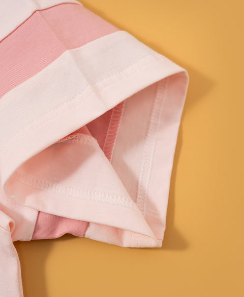 Junior Delulu Power Hearts Short Sleeves Top & Long Pants Set