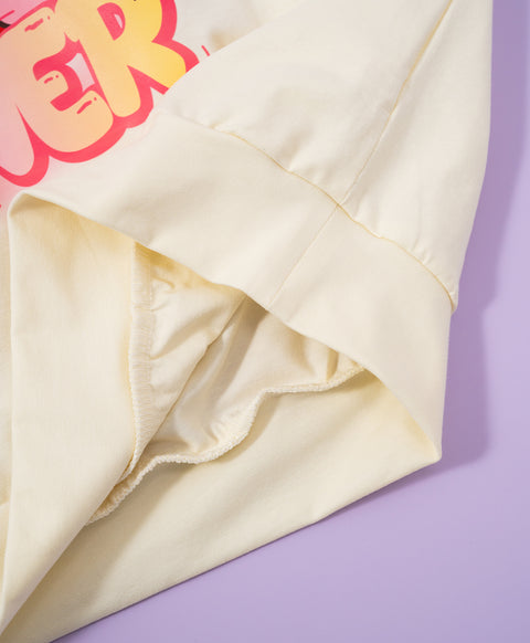 Junior Delulu Power Hearts Short Sleeves Top & Shorts Set