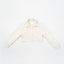 Peekaboo Convertible Collar Crop Shirt