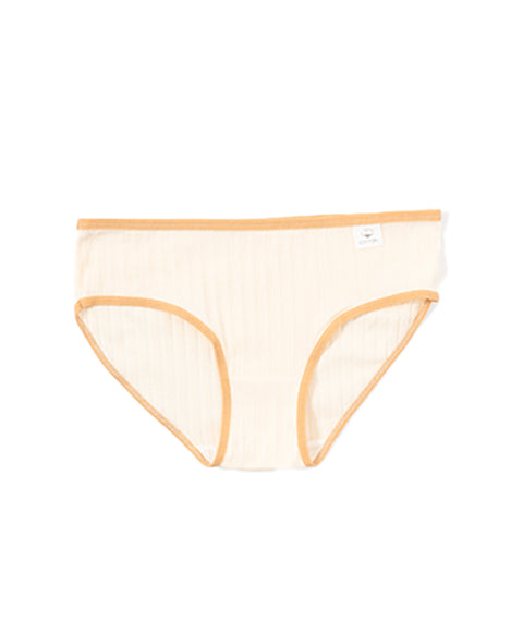 Autumn Touch Low Waist Midi Ribbed Cotton Panties