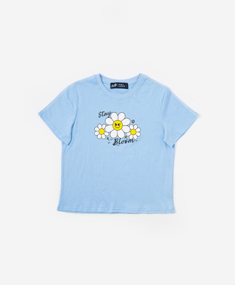 Stay Bloom Short Sleeves Relaxed Fit Tee