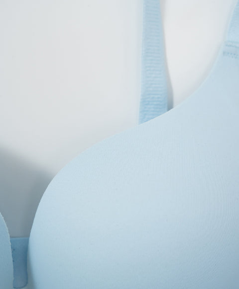 Laminated Clean Cut 3/4 Cup Wireless Demi Bra