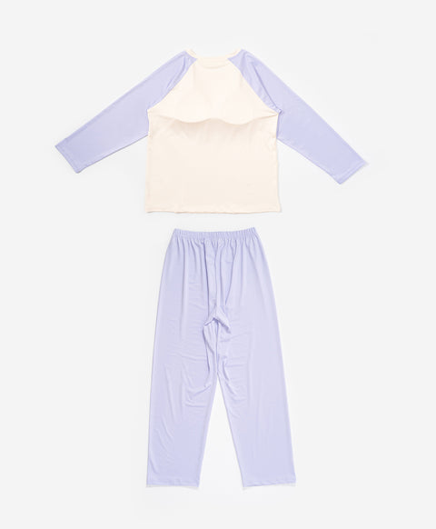 Hello Dream Crew Long Sleeves Padded Top & Long Pants Set