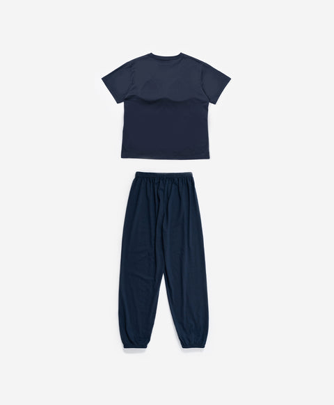 Little Muse Short Sleeves PJ Top & Long Pants Set - Every Muse Deserves A Snack Break