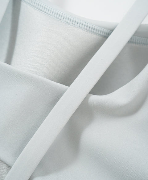 Supportive Soul Wireless Multi-Straps Back Pull Over Sports Bra