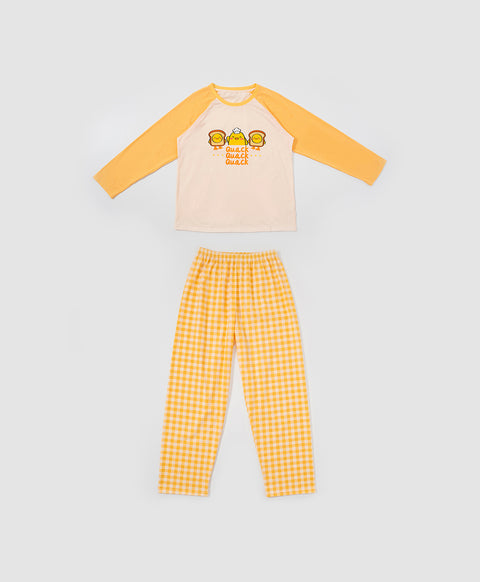 Quacky Bakery Long Sleeve Top & Pants Set
