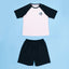 Harmony in London 3/4 Sleeves Top with Ribbon and Shorts Sleep Set